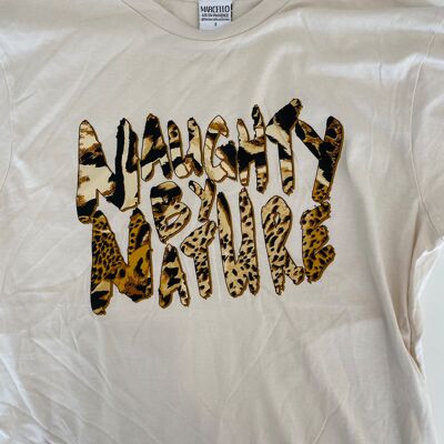 WEISSES T-SHIRT NAUGHTY BY NATURE S