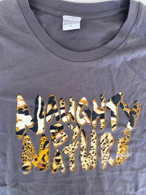 TEE SHIRT IVOIRE NAUGHTY BY NATURE L