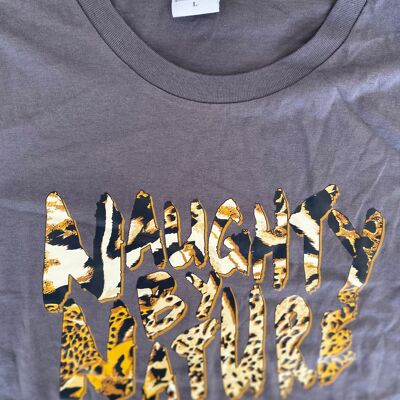ELFENBEIN T-SHIRT NAUGHTY BY NATURE L