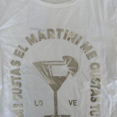 CAMISETA MARTINI S BLANCA