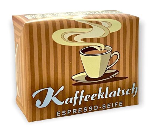 Handgemachte Espresso-Seife "Kaffeeklatsch"