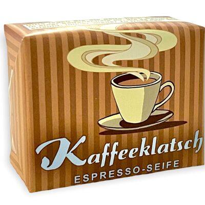 Handgemachte Espresso-Seife "Kaffeeklatsch"