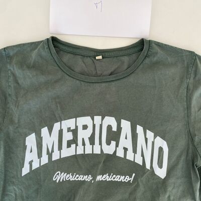 TEE SHIRT VERT AMERICANO M