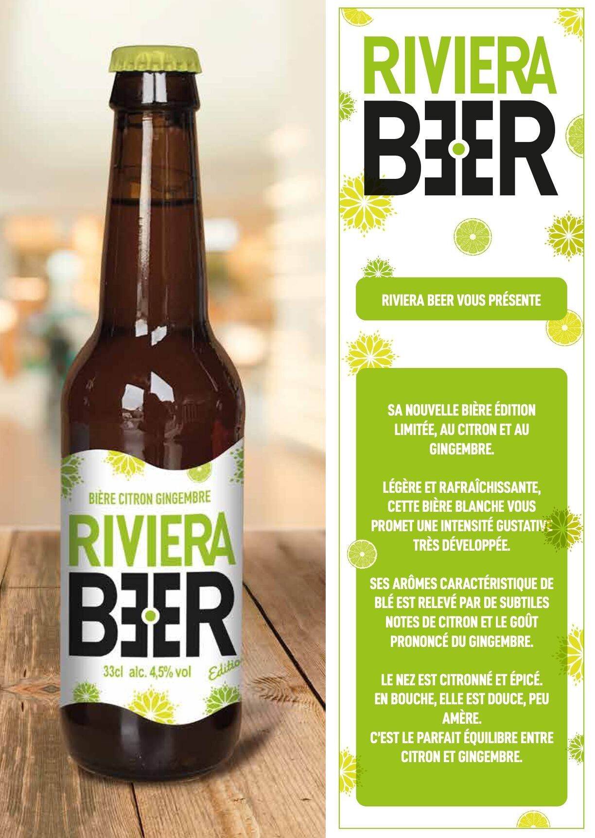 SUMMER lemon ginger beer