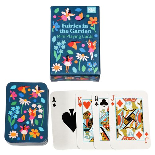 Mini playing cards - Fairies in the Garden