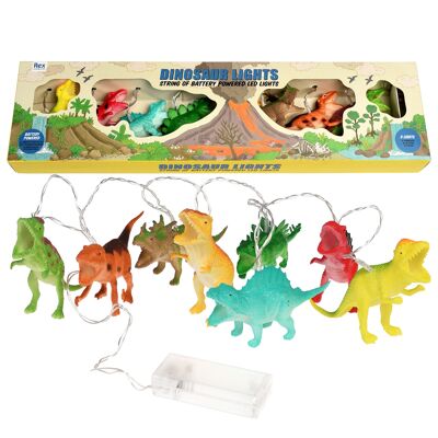 Guirlande lumineuse LED dinosaures - Prehistoric Land