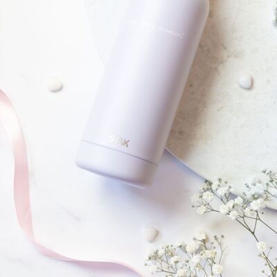 Water Bottle/Thermos - Enjoy every moment (lilac) 500ml