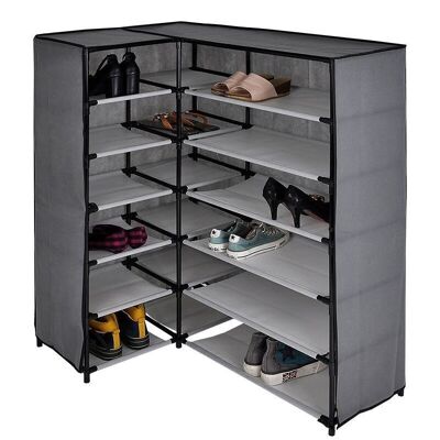 Corner shoe cabinet - H107 cm