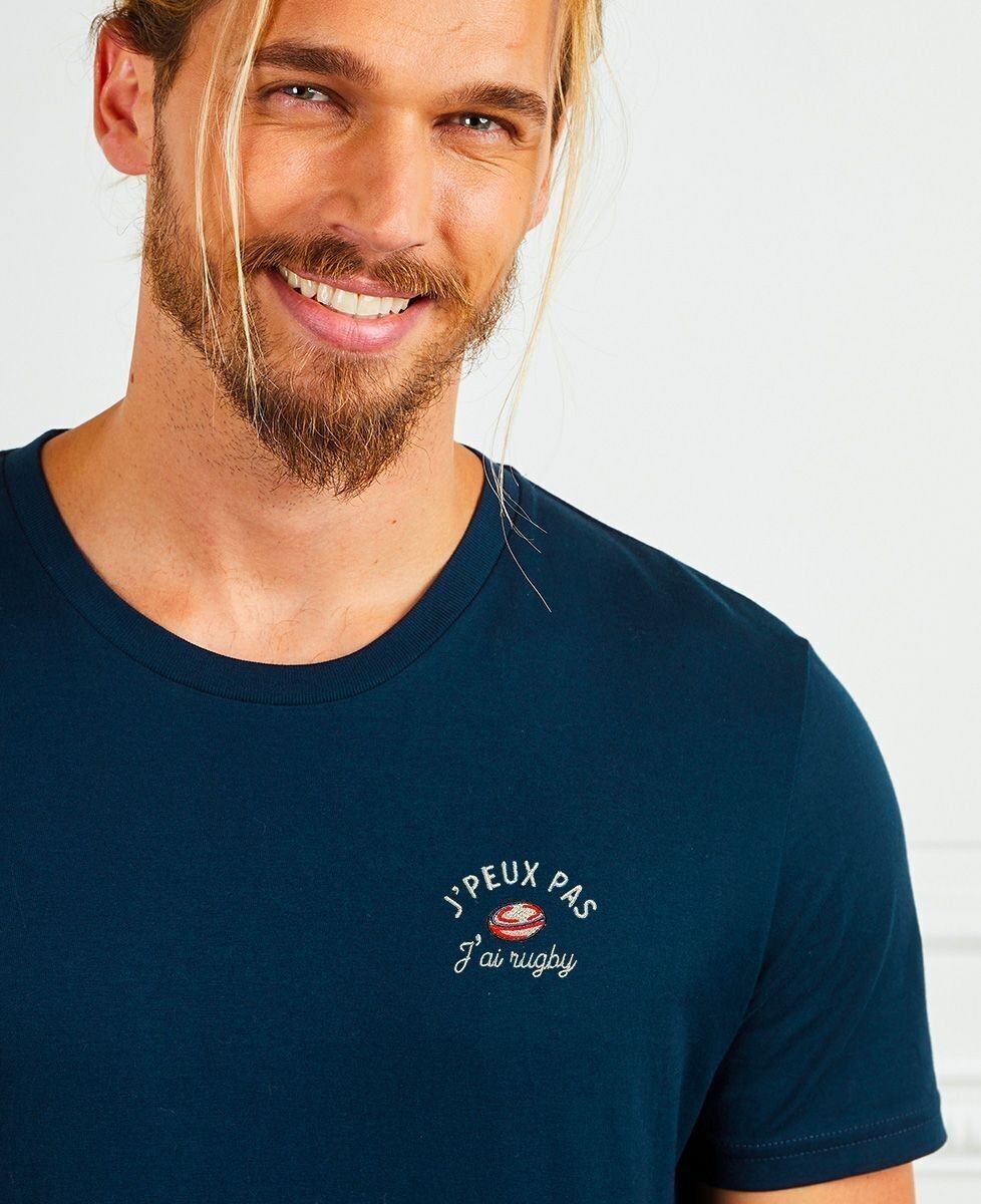 T-Shirt Je Peux Pas J'ai Rugby - Cadeau Humour Pour Joueur Ou Fan De Rugby