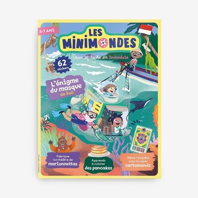 Indonesia - Activity magazine for children 4-7 years old - Les Mini Mondes