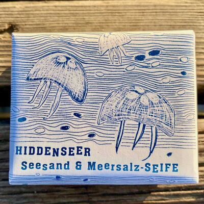 Handmade sea sand & sea salt soap