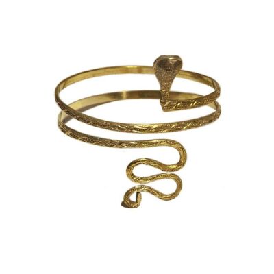 Brazalete con cabeza de serpiente