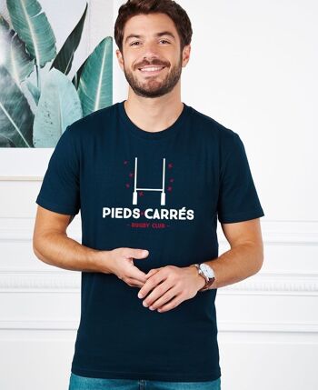 T-shirt homme Pieds carrés Rugby club - Rugby