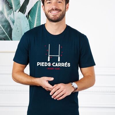 T-shirt homme Pieds carrés Rugby club - Rugby