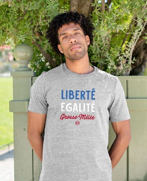 T-shirt homme Liberté, Égalité, grosse mêlée - Rugby