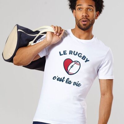 T-shirt homme le rugby c'est la vie - Rugby