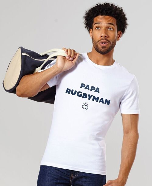 T-shirt homme Papa rugbyman - Rugby