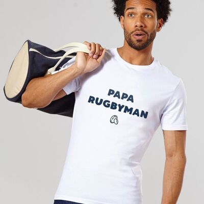T-shirt homme Papa rugbyman - Rugby