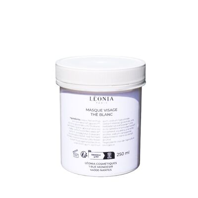 Gesichtsmaske mit weißem Tee – straffend und feuchtigkeitsspendend / Packungsgröße: 250 ml