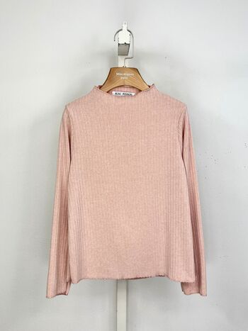 Pull côtelé doux pour fille 9