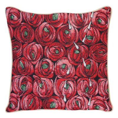 Mackintosh Rose und Tropfen – Kissenbezug 45 cm x 45 cm