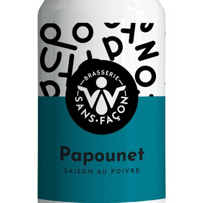 Bière Saison Au Poivre Papounet! Brasserie Sans Façon 33 cl