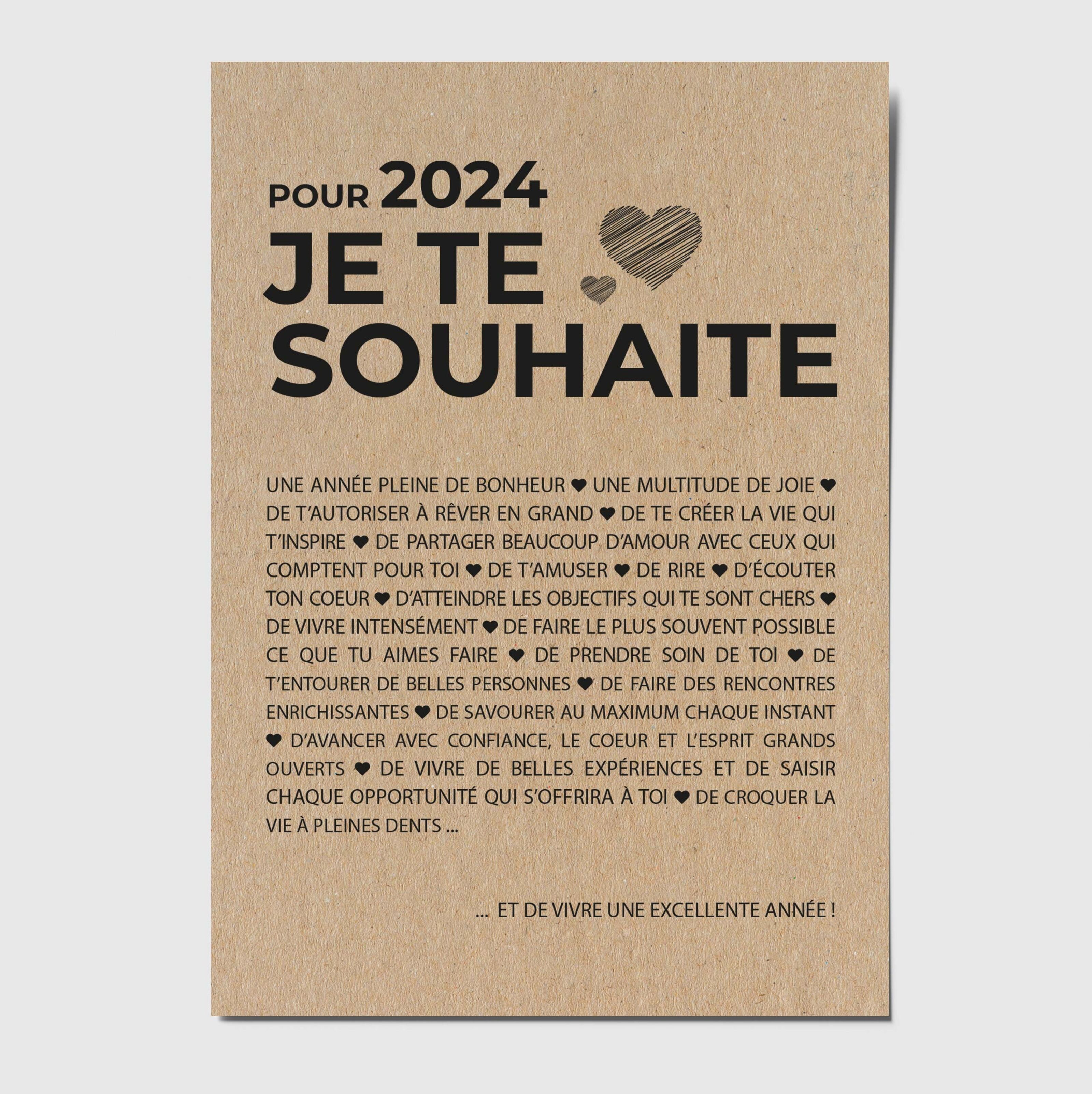 Achat Carte de voeux 2024 en gros