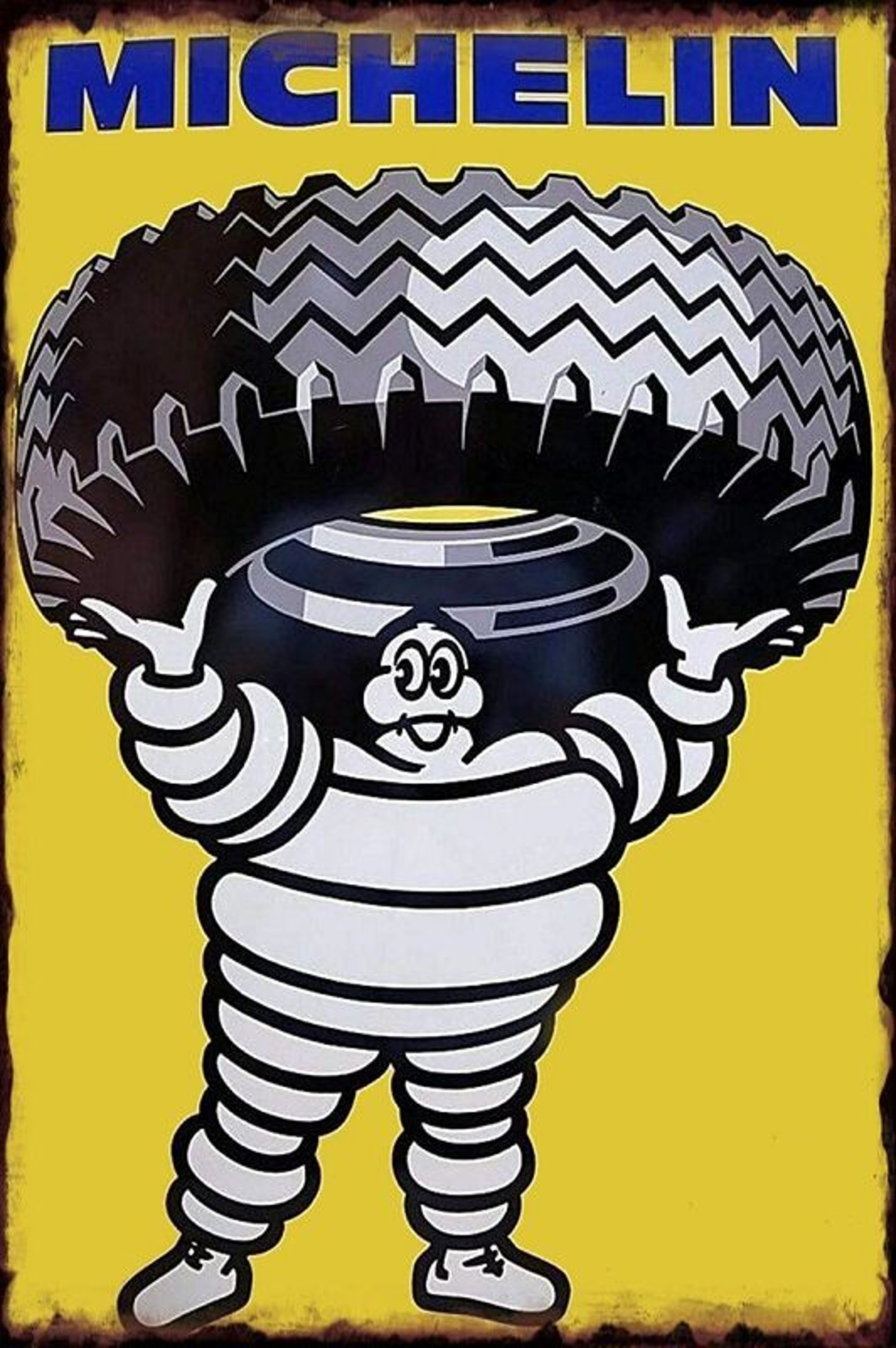 Vintage Bibendum Michelin sticker