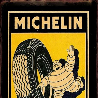 Michelin bibendum services metal plate