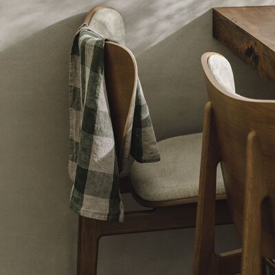 Linen Tea towel (dish towel) / Pine checked