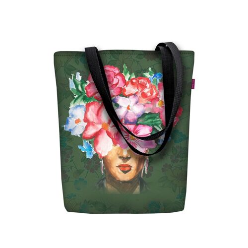 Borsa A Spalla Femina In Canvas Linea Sunny Bertoni