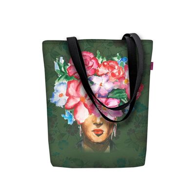 Borsa A Spalla Femina In Canvas Linea Sunny Bertoni