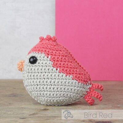 Kit de crochet DIY - Oiseau rouge