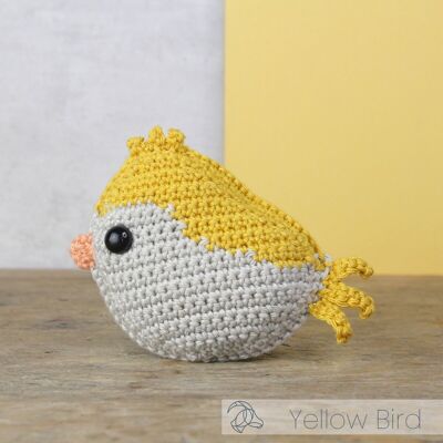 Kit de crochet DIY - Oiseau jaune