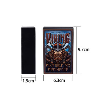 Etui paquet de cigarettes décor Viking  20 PCS - DL-12 2