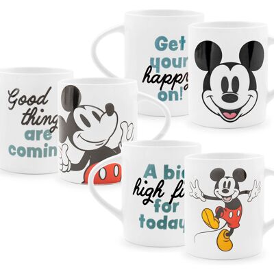 Set 6 mug Mickey Class Disney 330 cc