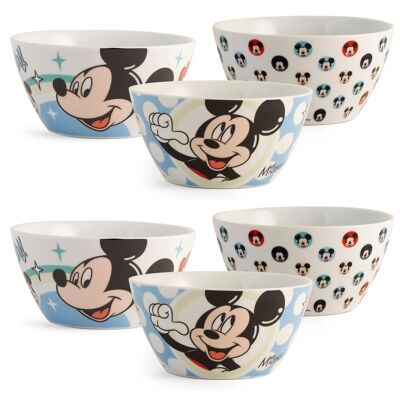 Set 6 bowl Disney Mickey Surething 630 cc