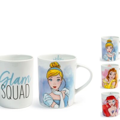 Set 6 mug Princess Disney 300 cc