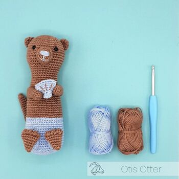 Kit de crochet DIY - Loutre Otis 4