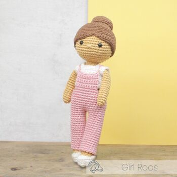 Kit de crochet DIY - Fille Rose 2