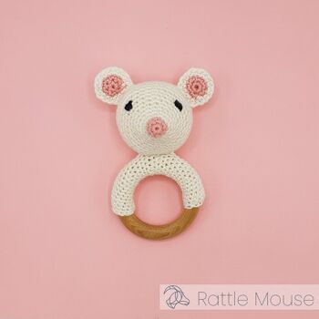 Kit de crochet DIY - Hochet Souris 4