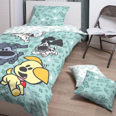 Green Woezel & Pip cotton kids duvet covers - 140x200cm