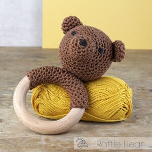Kit de crochet DIY - Ours hochet
