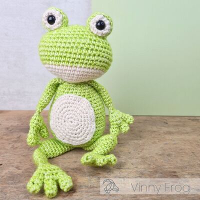 Kit all'uncinetto fai da te - Vinny Frog