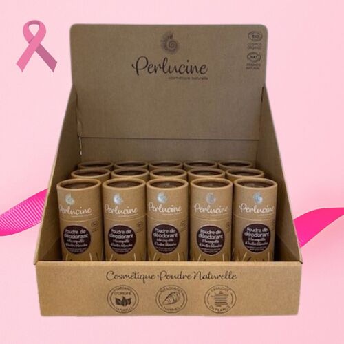 Offre OCTOBRE ROSE poudre de déodorant 18