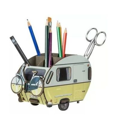 Caravane à stylos en bois