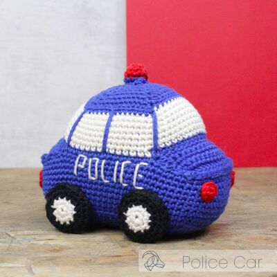 DIY Häkelset - Polizeiauto
