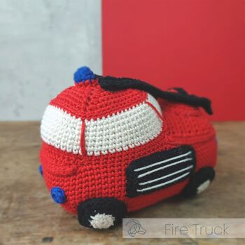 Kit de crochet DIY - Camion de pompiers 1