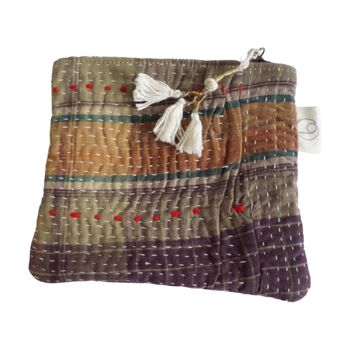 Set de 6 pochettes en Kantha N°66 4