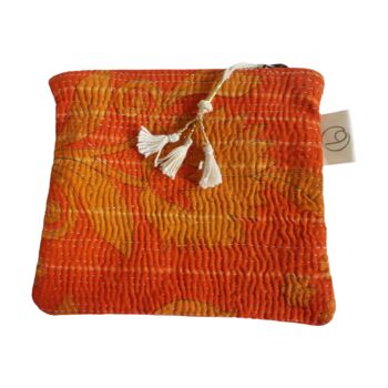 Set de 6 pochettes en Kantha N°66 6